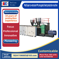 Multi layer co extrusion PP corrugated sheet production machine