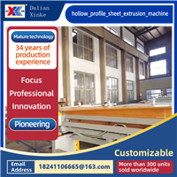 hollow profile sheet extrusion machine