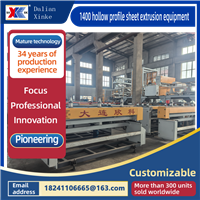 1400 hollow profile sheet extrusion equipment