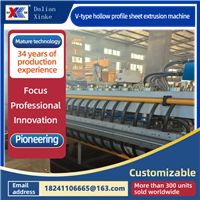 V type hollow profile sheet extrusion machine