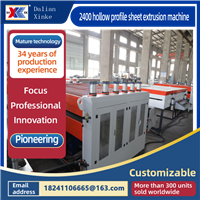 2400 hollow profile sheet extrusion machine