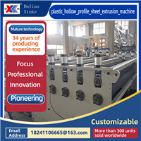 plastic hollow profile sheet extrusion machine