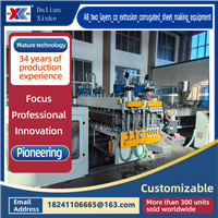 AB two layers co extrusion corrugated sheet making equipment